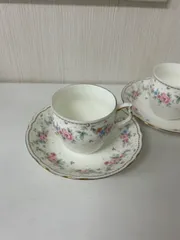 ナルミ　カップ&ソーサー　２客セット　カップル　Viennese coffee 1987年　ボーンチャイナ