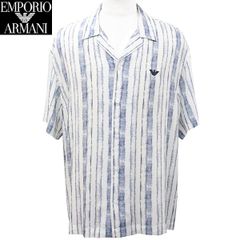 新品 エンポリオ アルマーニ 半袖シャツ メンズ EMPORIO ARMANI BEACHWEAR EM000593 AF12351 F0027