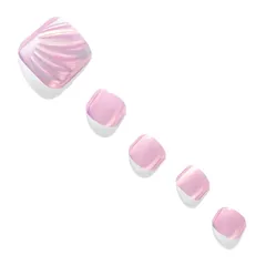 [ダッシングディバ] ネイルチップ ネイルシール ジェルネイルシール ジェルネイル ネイル カラージェル つけ爪 シール 足 ペディキュア マジックプレス Pink Mermaid ピンク系 MJP380P 