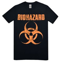BIOHAZARD バイオハザード Distressed Logo Tシャツ