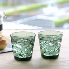 新品 イッタラ カルティオ タンブラー 210ml 2個入り(ペア) パイングリーン iittala Kartio グラス セット ギフト 結婚祝い プレゼント 贈り物 ギフトセット 食器セット