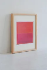 MARK ROTHKO (マーク・ロスコ) | No.3, 1967 | アートプリント / ポスター フレーム付き 北欧 モダンアート 抽象画 アートポスター ギフト ナチュラル 玄関 ポスター リビング アート 木製 フレーム 天然木