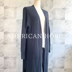 【訳あり】アメリカンホリック　カーディガン　M　ニット　ロング　前開き