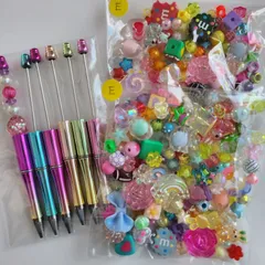 カスタムボールペン　ビーズセットE　まとめ売り