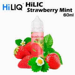 HiLIQ / Strawberry Mint 60ml ストロベリーミント ハイリク リキッド イチゴ いちご 清涼剤 リアルフレーバー 電子タバコ VAPE ベイプ ボトル 大容量 ニコチン0mg ニコチンゼロ 清涼剤 本体 禁煙 減煙 水蒸気 ベイプ