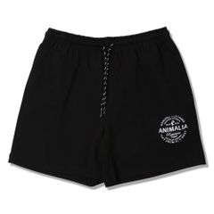 【2025SUMMER】ANIMALIA アニマリア Sweat Shorts - STAMP - (BLACK) スウェットショーツ ショートパンツ