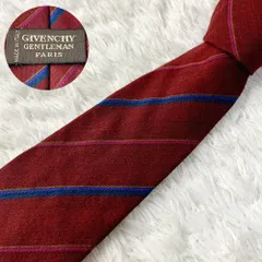 GIVENCHY ジバンシィ シルクネクタイ WINE【MNT073】