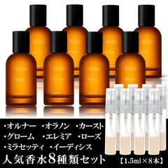 イソップ 香水 各1.5ml ８本セット オルナー・オラノン・カースト・グローム・エレミア・ローズ・ミラセッティ・イーディシス