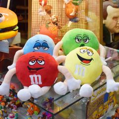 【4体セット】エムアンドエムズ プラッシュドール M&Ms 人形 ぬいぐるみ クッション アメリカン雑貨 ガレージ インテリア