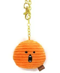 【中古】キーホルダー もぐらコロッケ SHIMA SHIMA おかおマスコット 「自分ツッコミくま」 ナガノマーケット限定