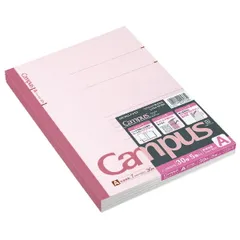 （まとめ買い）コクヨ キャンパスノート A罫 普通横罫 セミB5 罫幅7mm 30枚 5冊パック ノ-3ANX5 【×3セット】