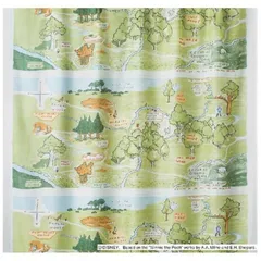 【 新品 未開封 】 スミノエ レースカーテン プー/100エーカーの森(100×176cm/ミックス) 未使用 送料無料のサムネイル