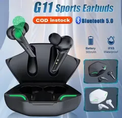 G11 Bluetooth 5.0 スポーツ ゲーミングヘッドセット(ブラック)