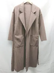 ◇ classicalelf クラシカルエルフ 起毛　無地　シンプル 長袖 コート サイズM ブラウン系 レディース E  【1303020021611】