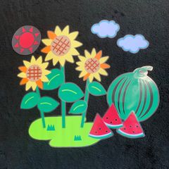 壁面飾り　夏
