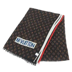 ルイヴィトン LOUIS VUITTON 22SS 春夏コレクション エトール トランク ロイユ モノグラム柄 大判 ストール マフラー MP3302 茶 ブラウン ブランド古着ベクトル 中古☆AA★241113