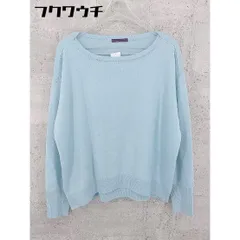 ◇ ITEMS URBAN RESEARCH アーバンリサーチ 長袖 ニット セーター FREE ブルー レディース 【中古】 【1002801938628】