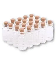 Chocople 小瓶 コルク瓶 コルク栓 ガラス瓶 ガラス 小物 保存 容器 保管 小分け 20本セット (8ml) [8ml]