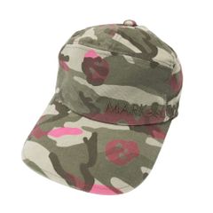 新品 MARK&LONA マークアンドロナ カモフラ柄 ワークキャップ オレンジ