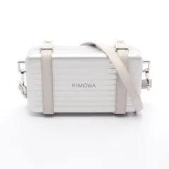 ディオール Dior ショルダーバッグ DIOR × RIMOWA パーソナルクラッチバッグ シルバー レザー DIOR×RIMOWA ミニトランク メンズ Used Aのサムネイル