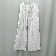 ◇ Θ RAGEBLUE レイジブルー― ウエストゴム ワイドデニムパンツ サイズM ダークグレー レディース E  【1411280020906】