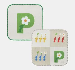 ニンテンドーショップ 限定 ピクミン ハンカチ 2枚セット 赤ピクミン 青ピクミン 黄ピクミン