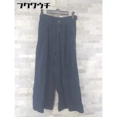 ◇ BEAMS HEART ビームス ハート コーデュロイ ワイド パンツ サイズ0 ネイビー レディース 【中古】 【1103100015116】