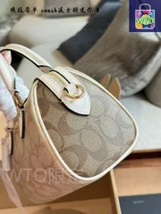 【今日特価】COACH オートレット ミニピローバッグ ボストンバッグ スモール ショルダー & 斜め掛けバッグ-WTO輸入1