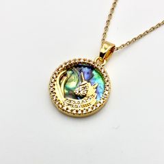アバロンシェル ネックレス　ユニコーン