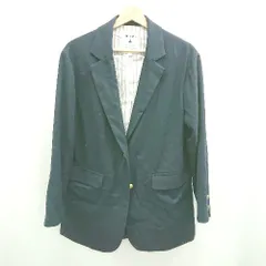 ◇ Θ niko and … ニコアンド ストライプ 長袖 ストライプテーラードジャケット サイズ3 ネイビー系 メンズ E  【1507030013257】