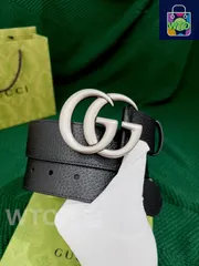 【今日特価】Gucci Pigment-Pressed Leather Belt 40mm