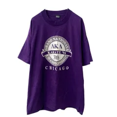 FRUIT OF THE LOOM 半袖 プリントTシャツ XL パープル フルーツオブザルーム USA製 古着卸 アメリカ仕入 a707-5076のサムネイル