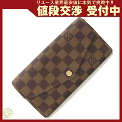  ルイヴィトン 二つ折り長財布 ダミエ ポルトフォイユ