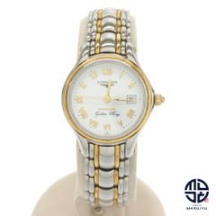 LONGINES ロンジン 文字盤白 ゴールド/シルバーカラー Golden Wing ゴールデンウィング レディースウォッチ L3.106.5 腕時計 クオーツ 電池式