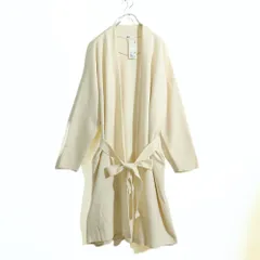 【新品】ユニクロ★ニットコート スフレヤーン 大きいサイズ3XL アイボリー系 z10922