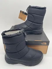 メルカリショップス開設記念価格✨THE NORTH FACE ザノースフェイス 防寒ブーツ Nuptse Bootie WP ヌプシ ブーティ ウォータープルーフ VII NF52272 ユニセックス NFブラック×TNFブラック 7(24.0cm)