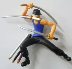 【中古】食玩 トレーディングフィギュア 2.ゾロ 「ワンピース」 マグネティックモデル2
