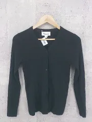 ◇ H/standard アッシュスタンダード 長袖 カーディガン M ブラック *  【1002799646017】