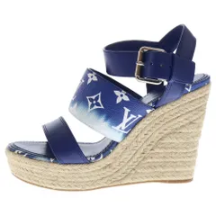 LOUIS VUITTON (ルイヴィトン) LVエスカル スターボード エスパドリーユ ウェッジソール 38サイズ 1A7U4E サンダル レディース