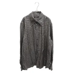 GUCCI (グッチ) ホースビット総柄シルク長袖シャツ ブラック 123261のサムネイル