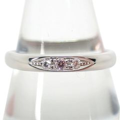 Pt950 I-PRIMO ピンクダイヤ/ダイヤ リング/15号/j20-3のサムネイル