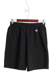 【お得なクーポン配布中!】 チャンピオン コットン ショートパンツ メンズ M イージー ショーツ 短パン トレーニング ハーフパンツ ワンポイント 薄手 目付き ブラック