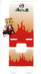 【中古】スマホ・モバイルスタンド(アクリル) 煉獄杏寿郎 アクリルスマホスタンド 「鬼滅の刃 湯めぐりの旅 第二弾」