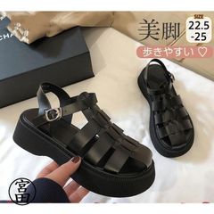 サンダル 厚底 クロス レディース グルカサンダル タンクソール 履きやすい 痛くない 歩きやすい 靴 シンプル カジュアル PU