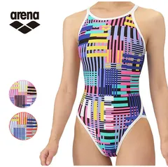 arena アリーナ AS5FWM11G レディース ジュニアタフスーツ ガールズ キッズ 練習用水着 オープンバック 水泳 競泳 トレーニング水着