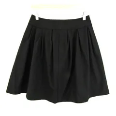 フォクシーニューヨーク スカート ボトムス ギャザー フレア 日本製 レディース 40サイズ チャコール FOXEY NEW YORK 【中古】