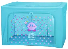 【中古】雑貨 ライトブルー KIRBY MUTEKI! SUTEKI! CLOSET 窓付き収納ボックス 「星のカービィ」