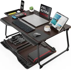 ちゃぶ台 PCパソコンテーブル 「安定性強化版」机 ベッドテーブル ローテーブル ベッドテーブル 腕保護 ミニテーブル 軽量 ノートパソコンデスク PCスタンド 勉強 ノートパソコンスタンド 食事 ラップデスク 一人暮らし40kg荷重 折りたたみテーブル (G
