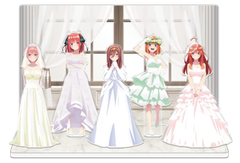 「五等分の花嫁」 アクリルジオラマB　[ウェディングドレスver.]