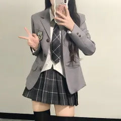 ☆ グレー ☆ S ☆ 制服 学生服 中学生 制服 ブレザー 女子 学生服 スカート 制服上下セット 制服セットアップ 卒業式スーツ女子 小学校 卒業式 スーツ 女の子 中学生 高校生 5点セット JK制服 ジュニアスーツ 子供スーツ